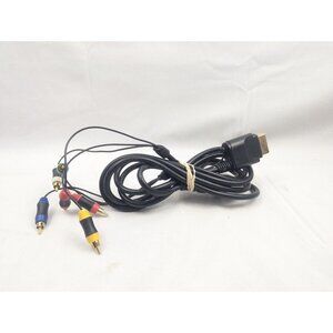 Microsoft XBOX 360 Composite RGB Video Audio Cable Cord With Fiber Optic‎ Input